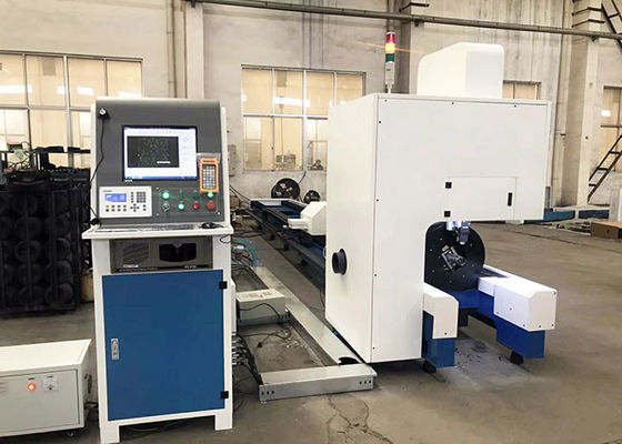 Su Soğutmalı 12KW CNC Çelik Boru Kesme Makinesi Raycus IPG Fiber Lazer Gücü