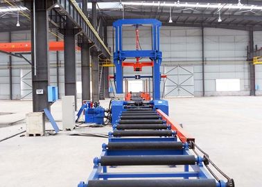 Hidrolik H Kiriş Üretim Hattı Otomatik Merkezleme 2500mm Web Yüksekliği 9.5 KW Giriş