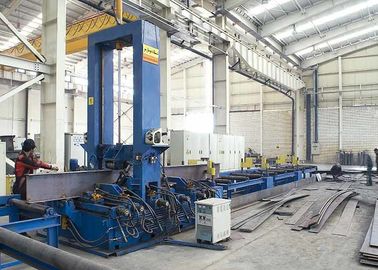 Ağır H Işın Üretim Hattı 200-800mm Flanş Plakası Genişliği Dikey