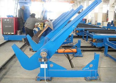 60 Derece H Kiriş Üretim Hattı Devrilme Makinesi Ayarlanabilir Kaynak Hızı