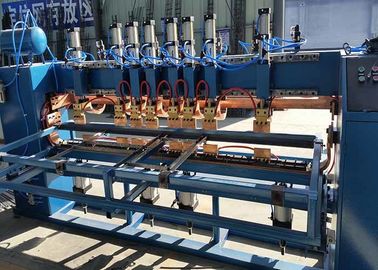 Özelleştirilmiş Renkli 100KVA Otomatik Hasır Çok Noktalı Nokta Kaynak Makinesi