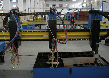 2 Gaz Torcu Portal CNC Plazma Gaz Kesme Makinesi 1 Plazma Torch Çoklu Çalışma Dili