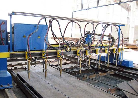 H Beam Üretim Hattı için CNC5-4000X12000 Portal Tipi Şerit Alev Kesme Makinesi