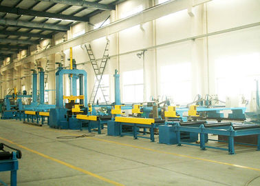 HZL-1800 Hidrolik Otomatik Merkezleme H kiriş Montaj Makinesi 1800mm Web Yüksekliği