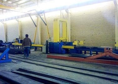 HZL-1800 Hidrolik Otomatik Merkezleme H kiriş Montaj Makinesi 1800mm Web Yüksekliği