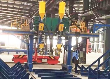 T Tipi Tozaltı Kaynak Makinesi, 2000mm Web Yüksekliği H Kiriş Montaj Makinesi