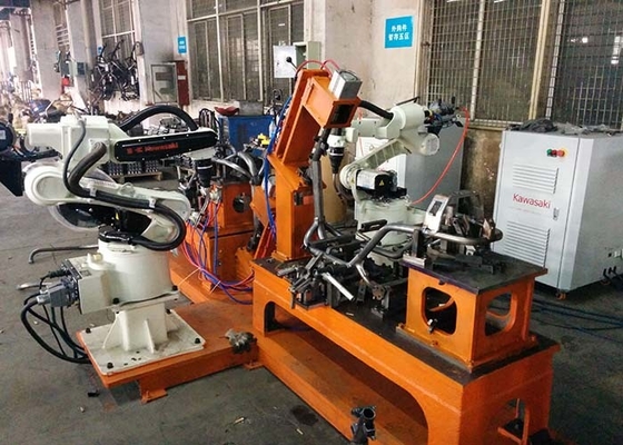 Elektrikli Bisiklet / Motosiklet Çerçeve RWS Serisi 6 Eksenli Robotik Kaynak İstasyonu için Robotik Kaynak Sistemleri