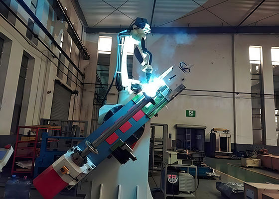 Yürüyen Merdiven Adım Aks 0.8-1.4mm Tel Çapı İçin 300A Karışık Gaz Robotik Kaynak Sistemleri